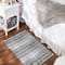 DII® Variegated Stripe Handwoven Recycled Yarn Rug, 2ft. x 3ft.